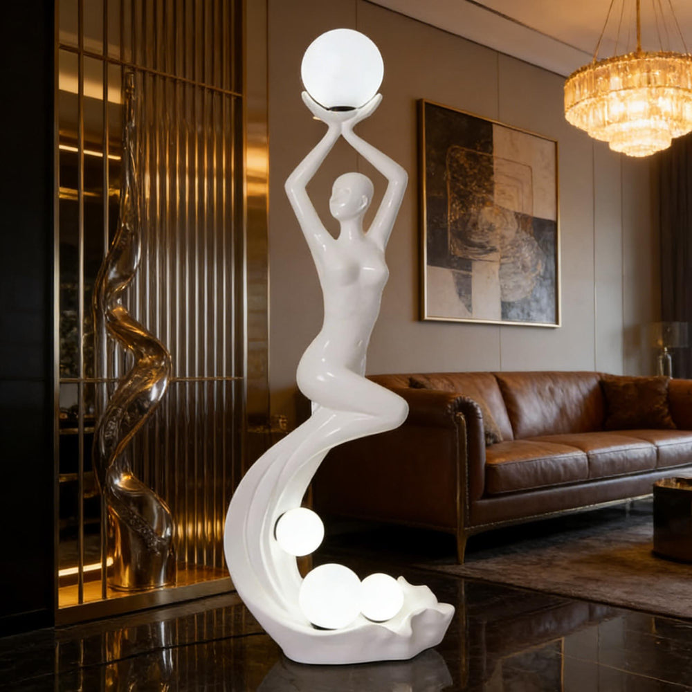 Mermaid Sculpture Floor Lamp 10
