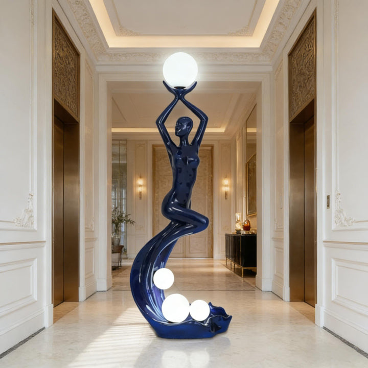 Mermaid Sculpture Floor Lamp 4