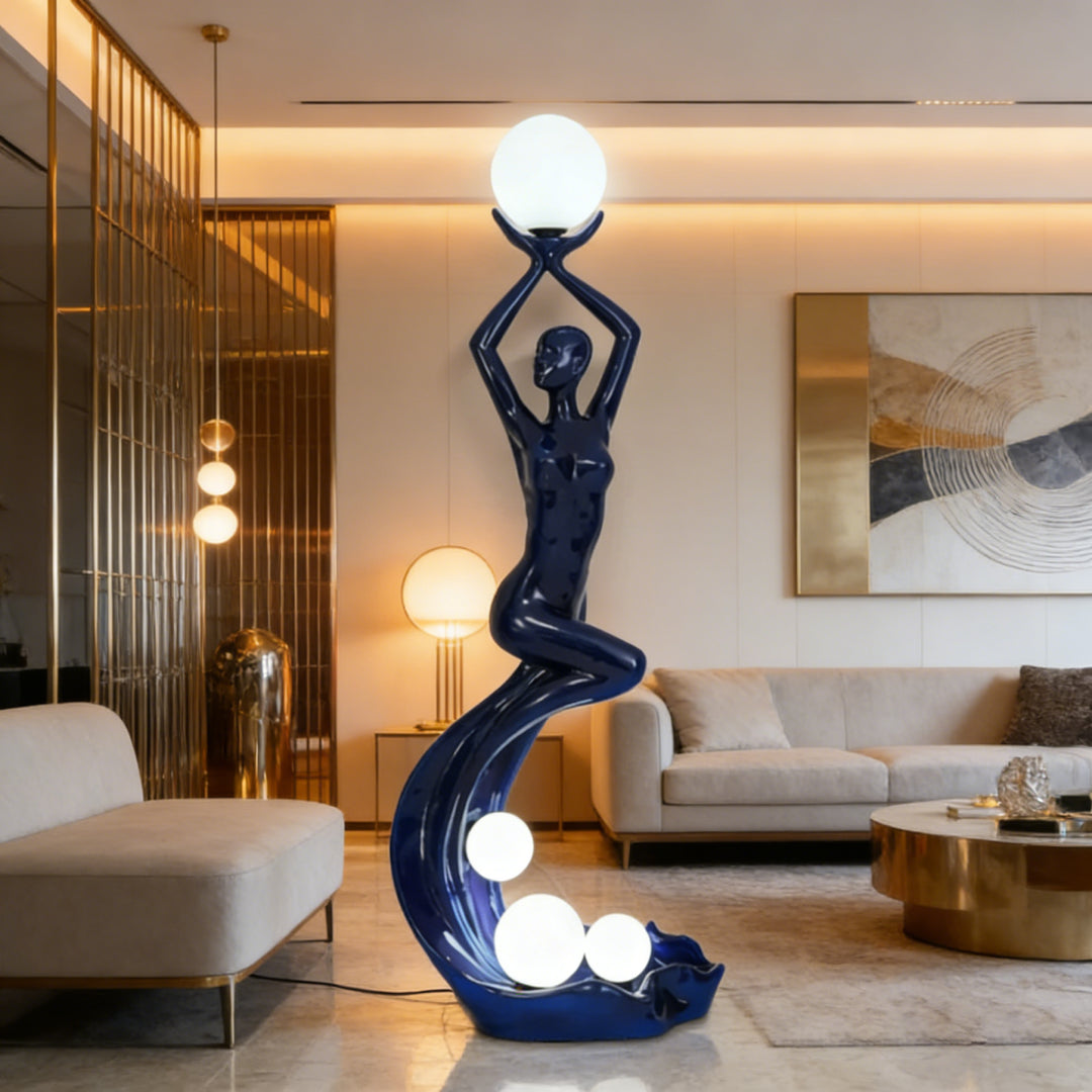 Mermaid Sculpture Floor Lamp 6