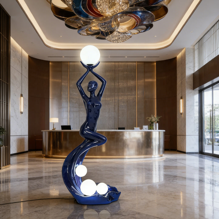 Mermaid Sculpture Floor Lamp 8