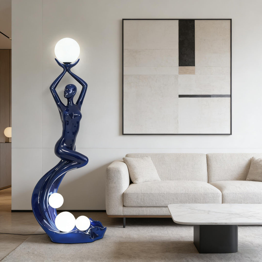 Mermaid Sculpture Floor Lamp 9