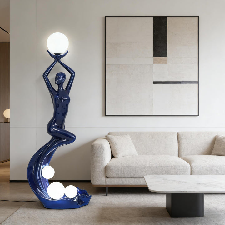 Mermaid Sculpture Floor Lamp 9