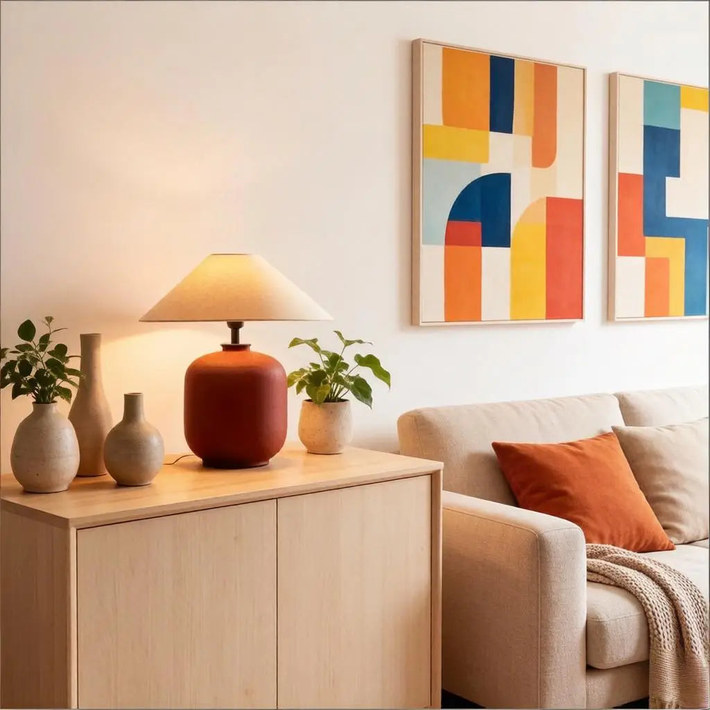 Mesa Modern Ceramic Table Lamp 6
