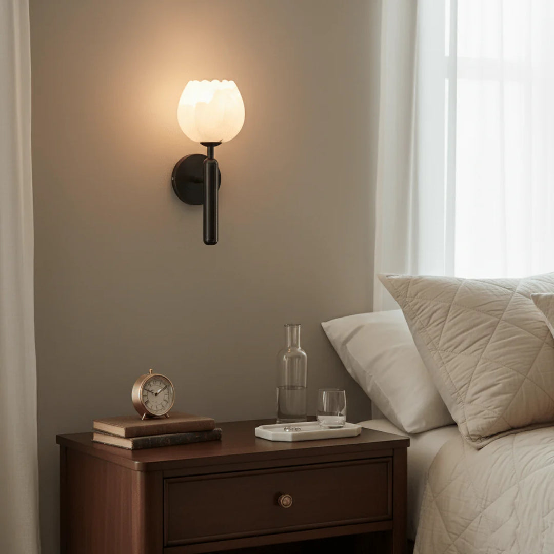 Mian Alabaster Wandleuchte