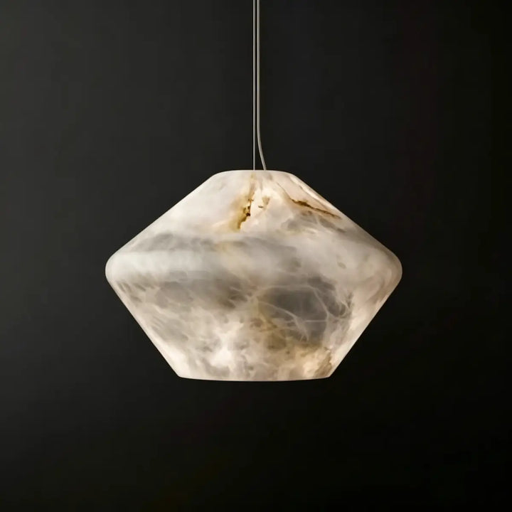 Mira Pebble Alabaster Pendant Light 2