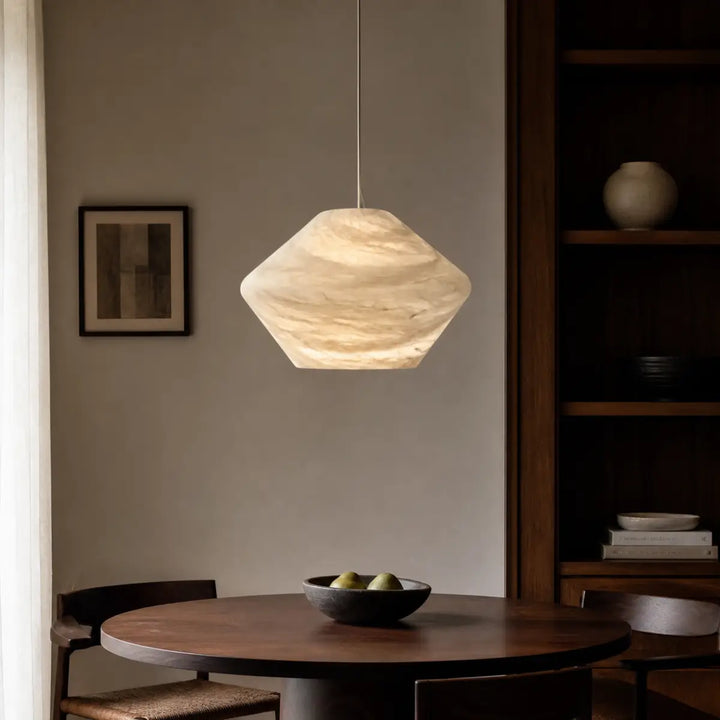 Mira Pebble Alabaster Pendant Light 6