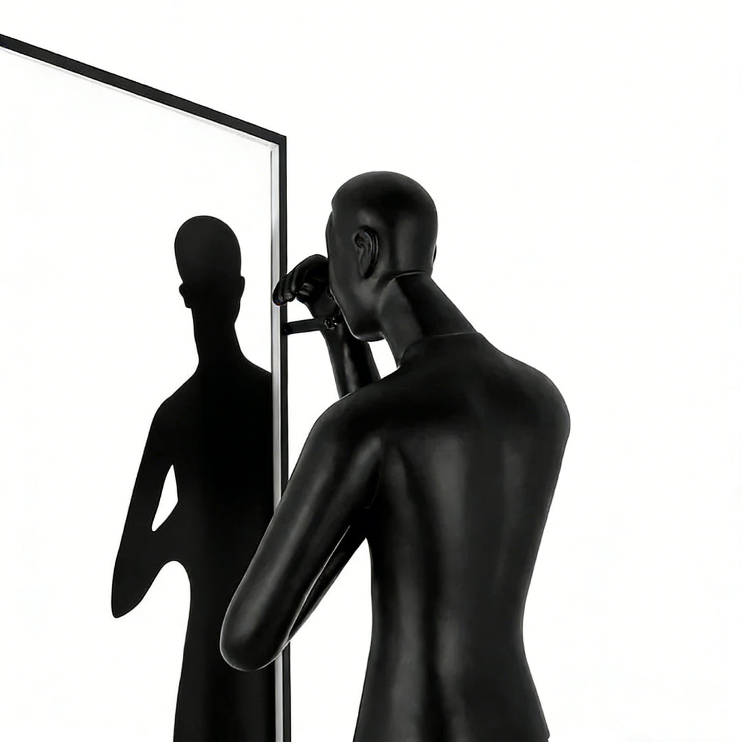 Mirror Sculpture Floor Lamp 8