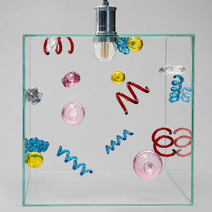 Mivella Glass Cube Pendant Light 11