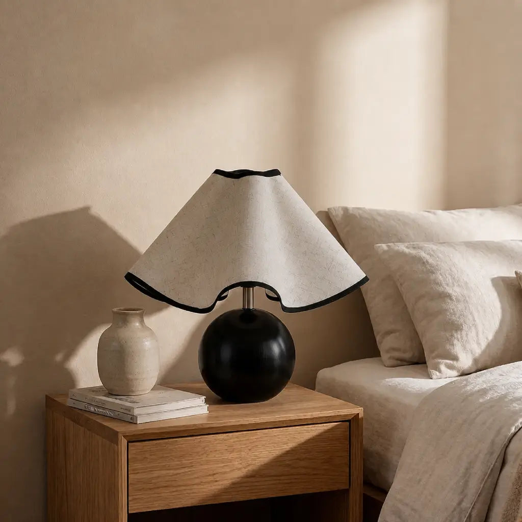 Modern Scalloped Table Lamp 10