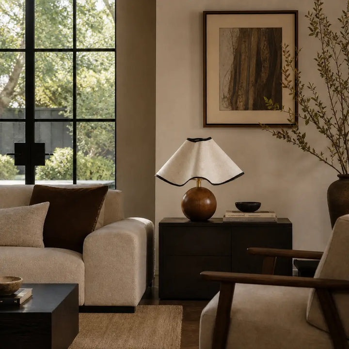 Modern Scalloped Table Lamp 11