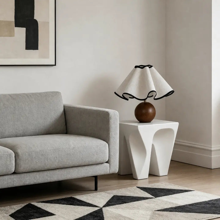 Modern Scalloped Table Lamp 13