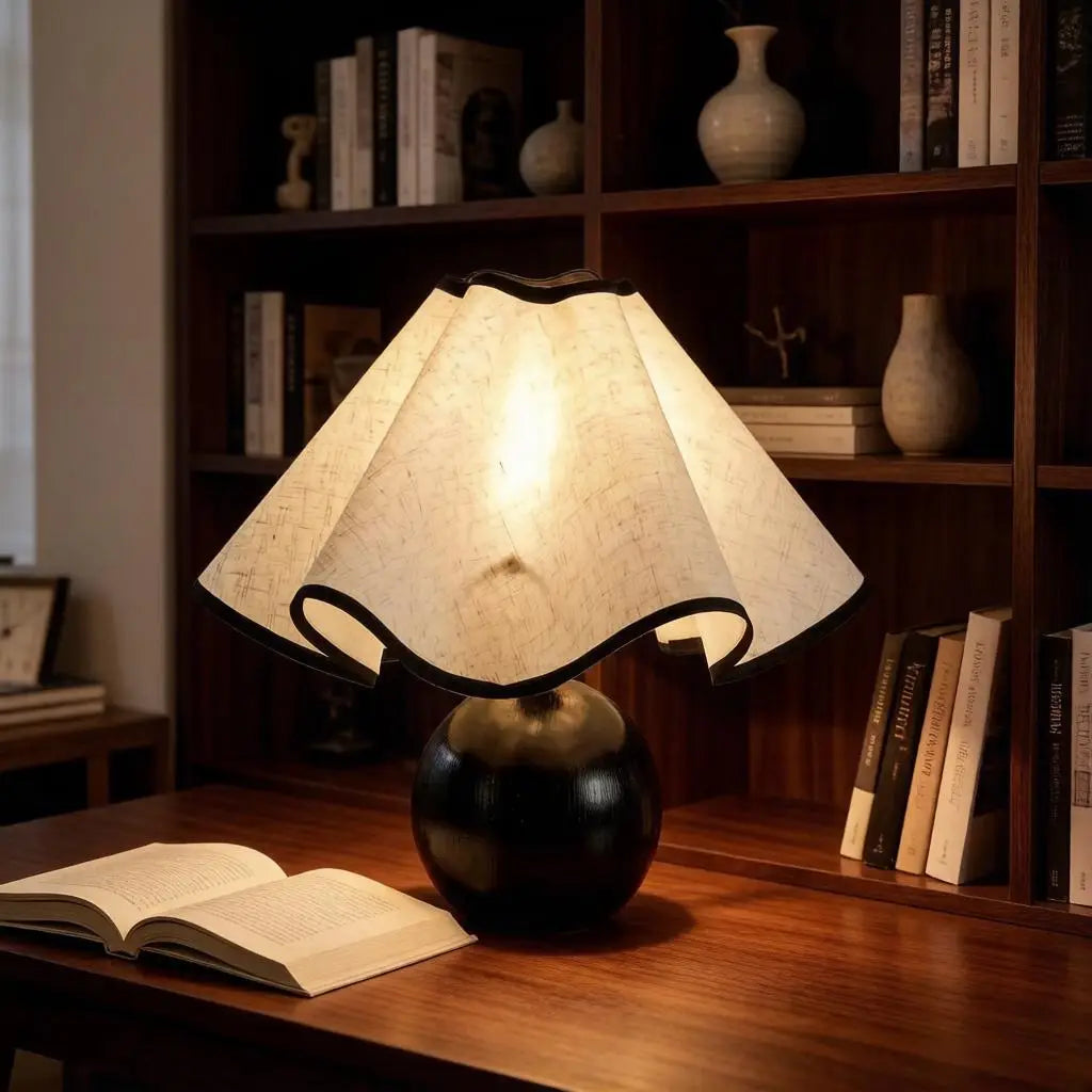 Modern Scalloped Table Lamp 14