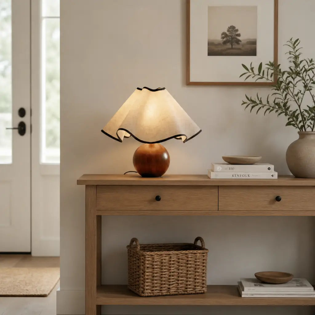 Modern Scalloped Table Lamp 5