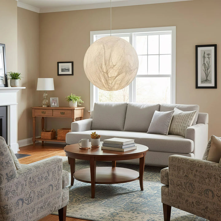 Moon Silk Pendant Lamp 11
