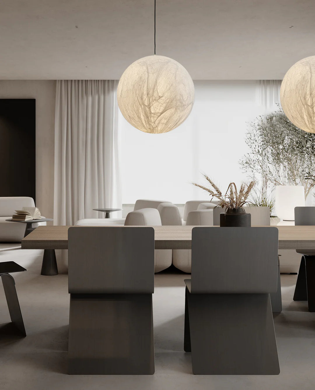 Moon Silk Pendant Lamp 5