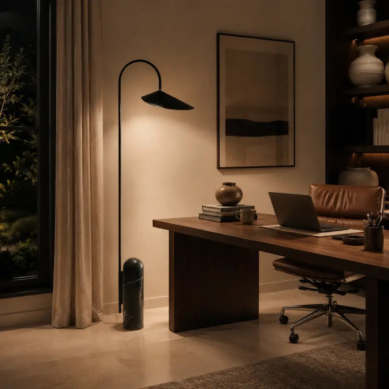 Mora Modern Gooseneck Floor Lamp 1