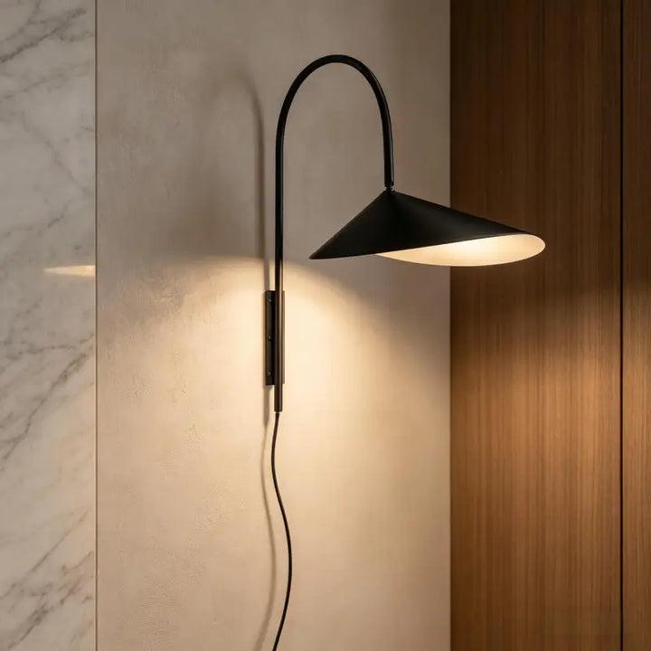 Mora Modern Gooseneck Wall Lamp 17