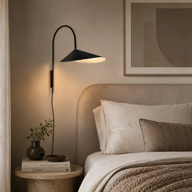 Mora Modern Gooseneck Wall Lamp 7