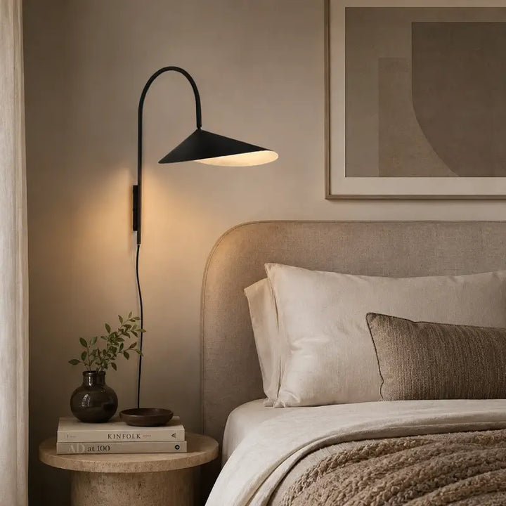 Mora Modern Gooseneck Wall Lamp 7