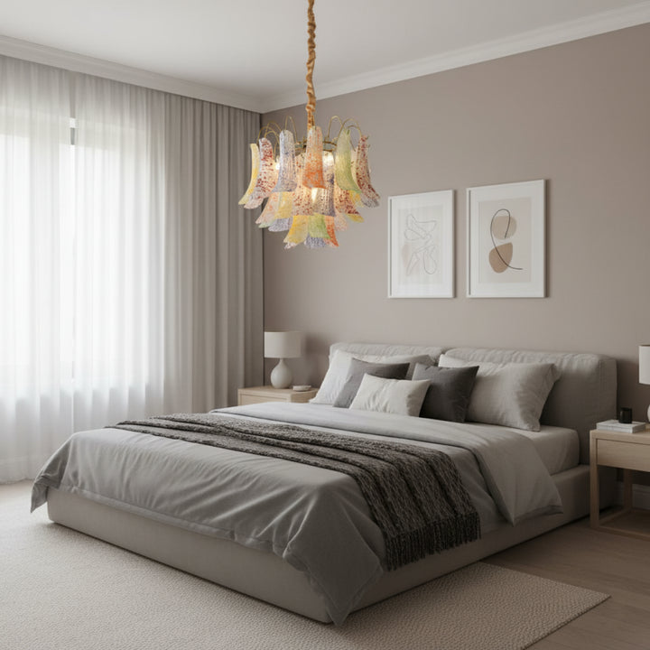 Morvian Murano Glass Chandelier