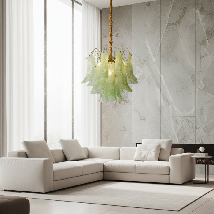 Morvian Murano Glass Chandelier 22