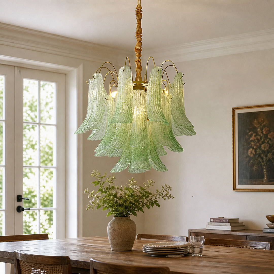 Morvian Murano Glass Chandelier 24