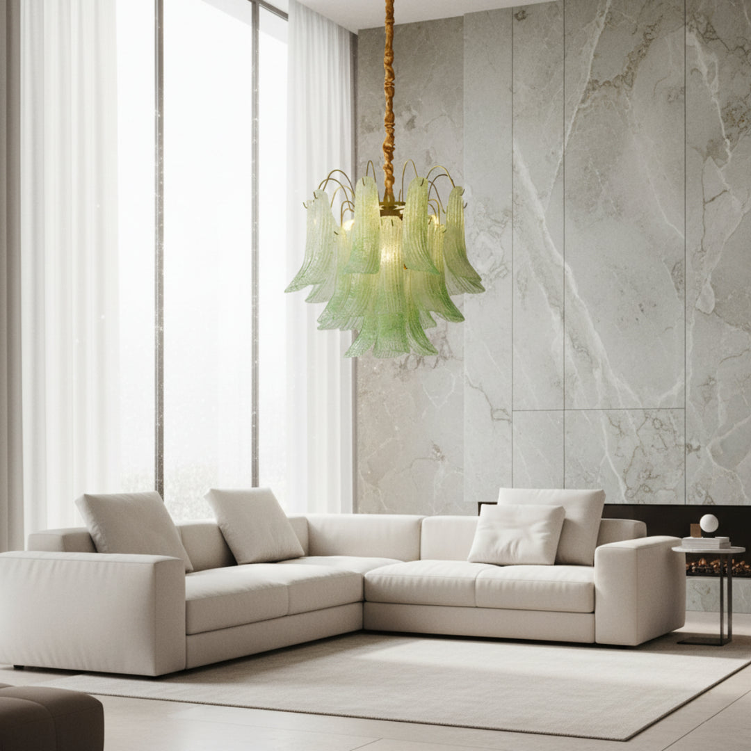 Morvian Murano Glass Chandelier