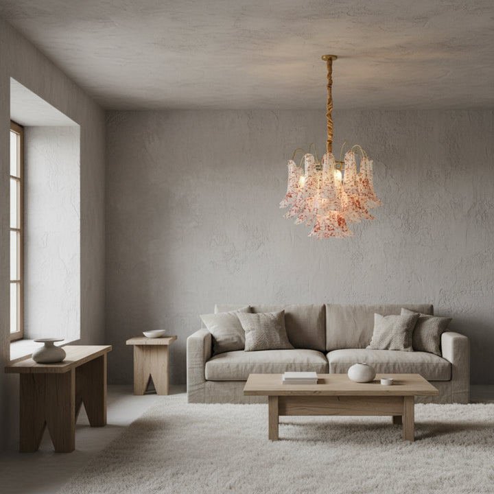 Morvian Murano Glass Chandelier