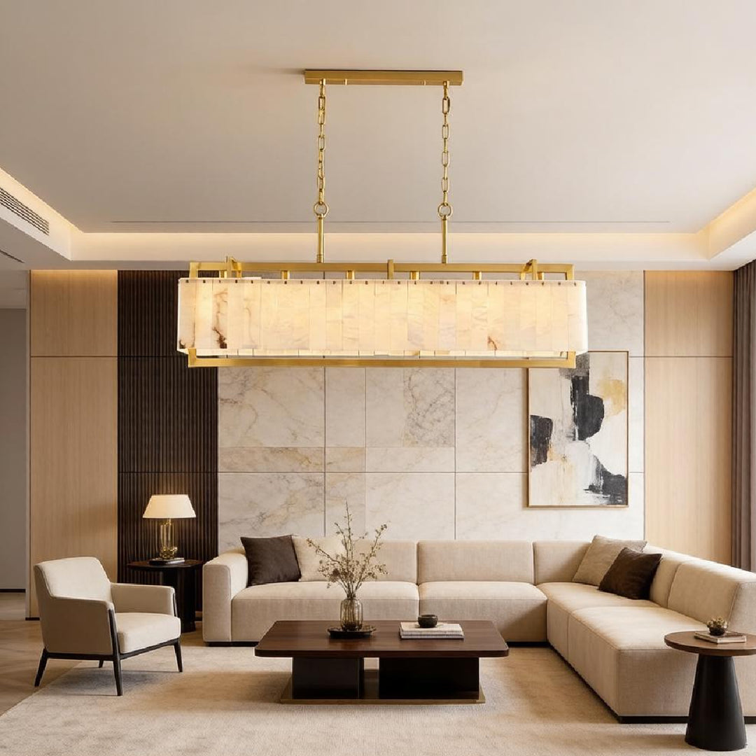 Muben Bar Alabaster Chandelier 13