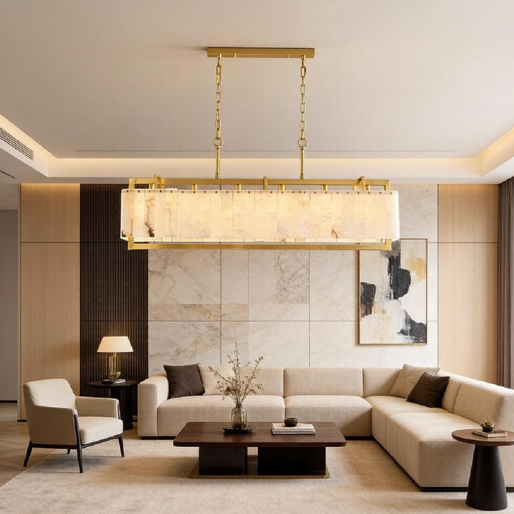 Muben Bar Alabaster Chandelier 13