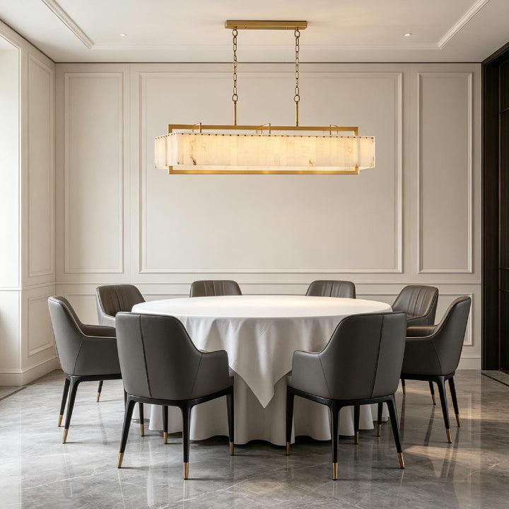 Muben Bar Alabaster Chandelier 14