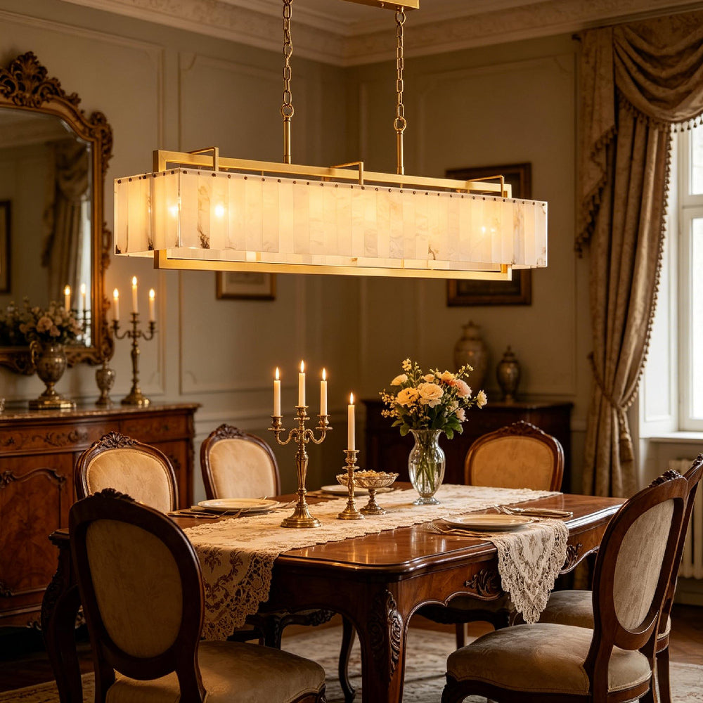 Muben Bar Alabaster Chandelier – AIBIALIGHT