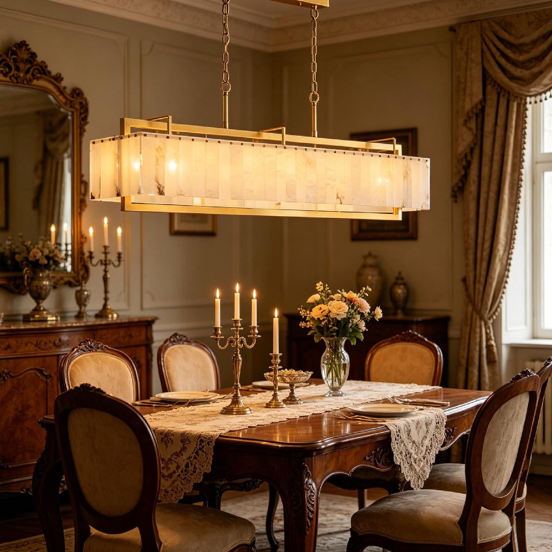 Muben Bar Alabaster Chandelier 15