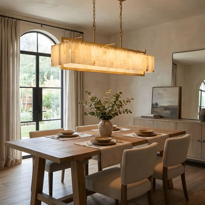 Muben Bar Alabaster Chandelier 8