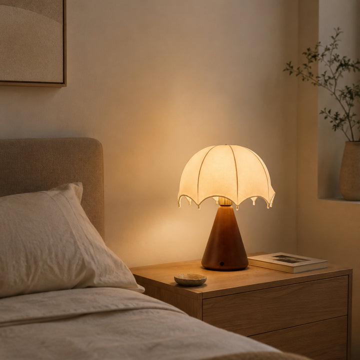 Mushroom Silk Table Lamp 3