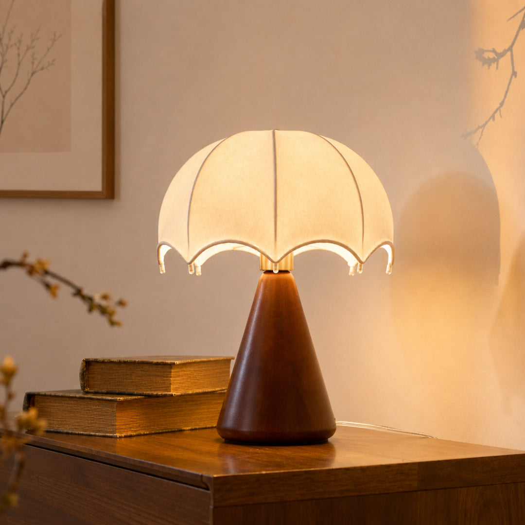 Mushroom Silk Table Lamp 9