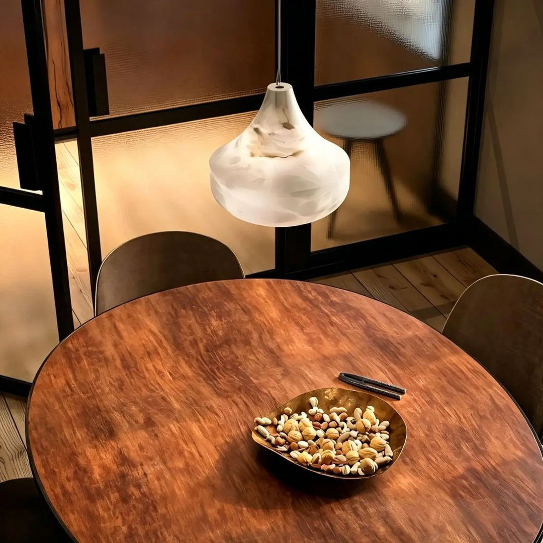 Nara Cone Alabaster Pendant Light 9