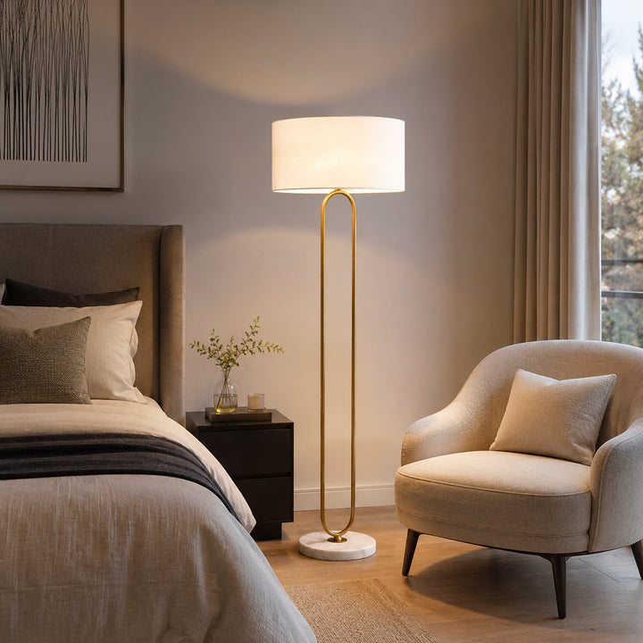 Narevune Marble Loop Floor Lamp 5