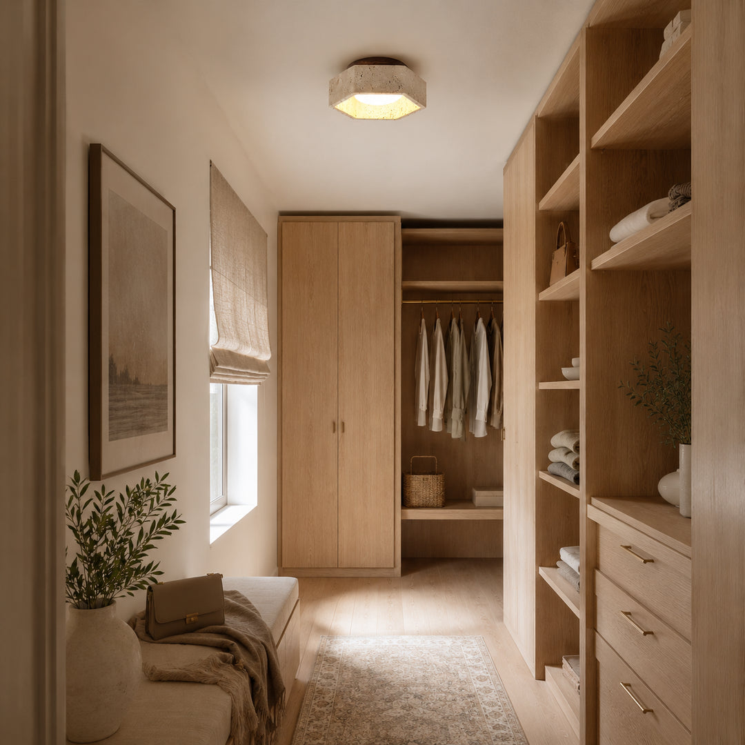 Navorune Travertine Ceiling Lamp 3