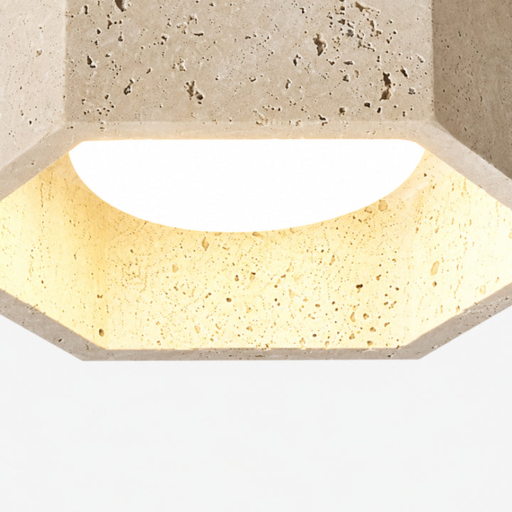 Navorune Travertine Ceiling Lamp 8