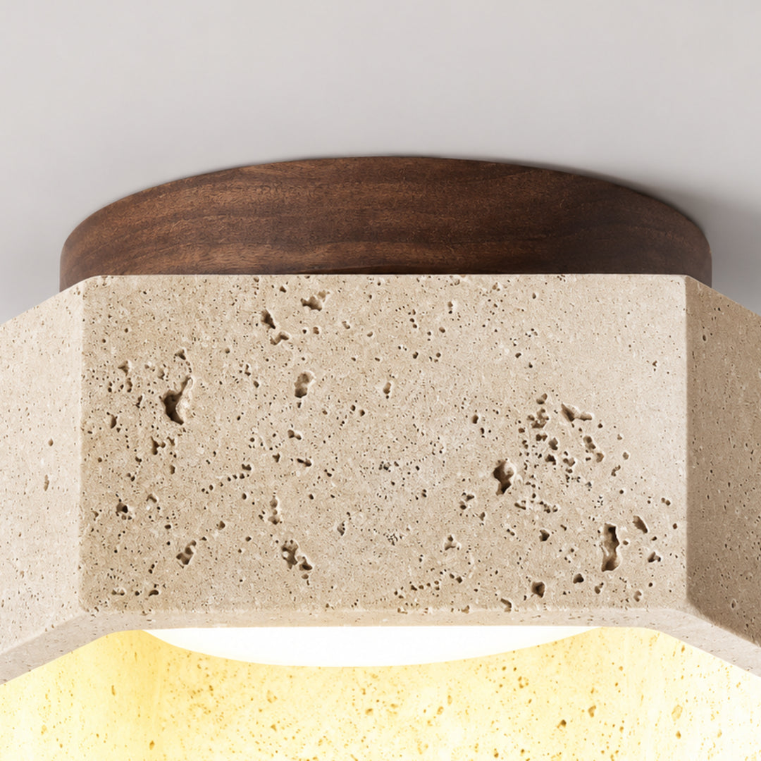 Navorune Travertine Ceiling Lamp 9