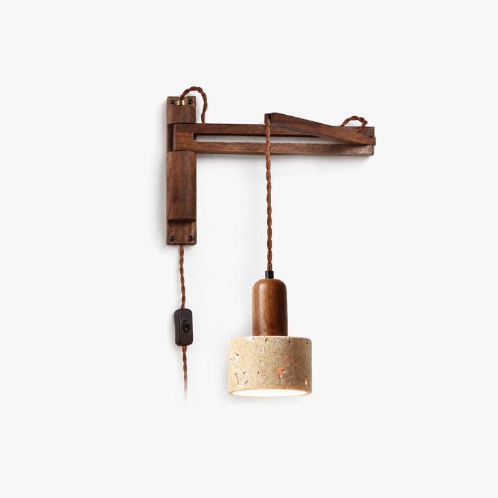 Nerav Wood Arm Wall Lamp 7