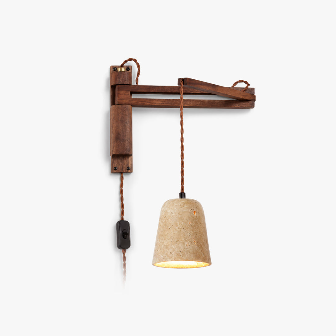 Nerav Wood Arm Wall Lamp 9