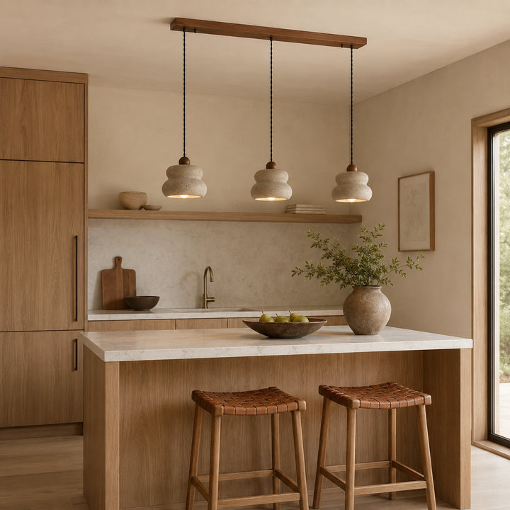 Nerivaro Three Headed Long Chandeliers 4