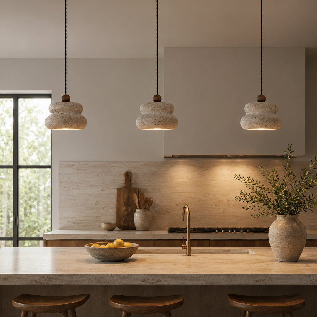 Nerivaro Three Headed Long Chandeliers 8