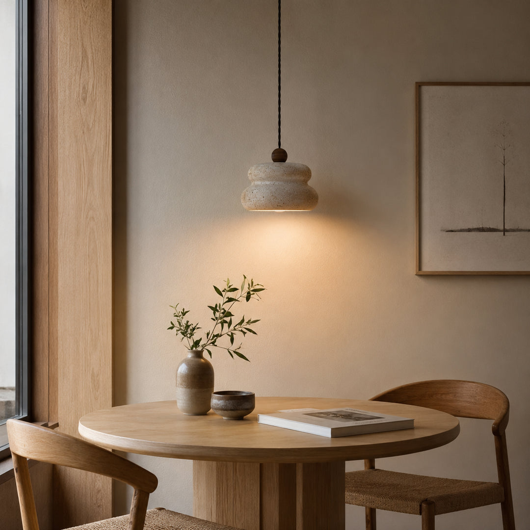 Nerivaro Travertine Pendant Light 10
