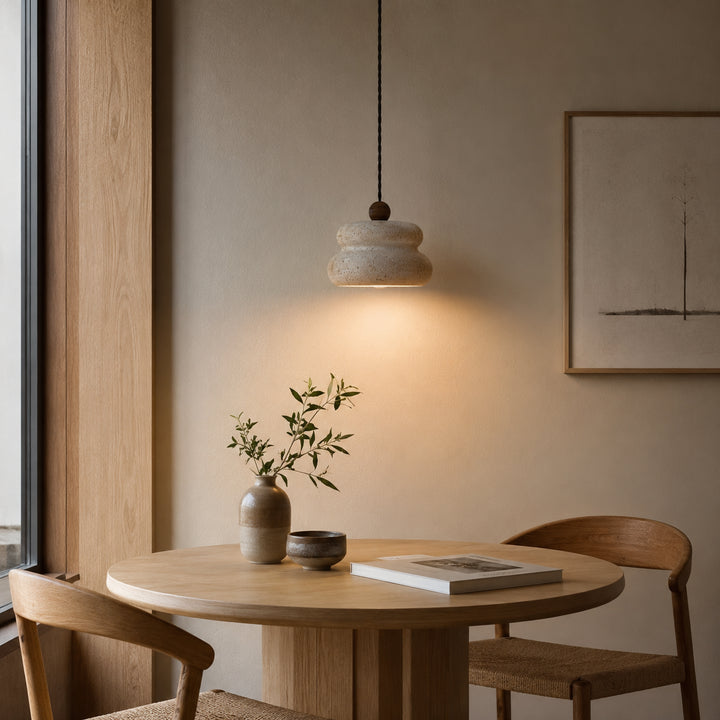 Nerivaro Travertine Pendant Light 10