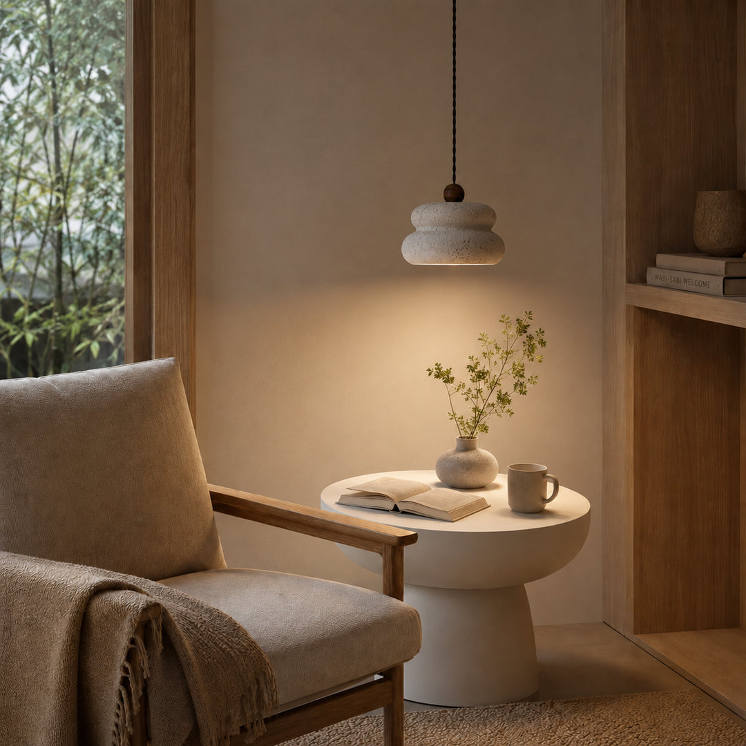 Nerivaro Travertine Pendant Light 6