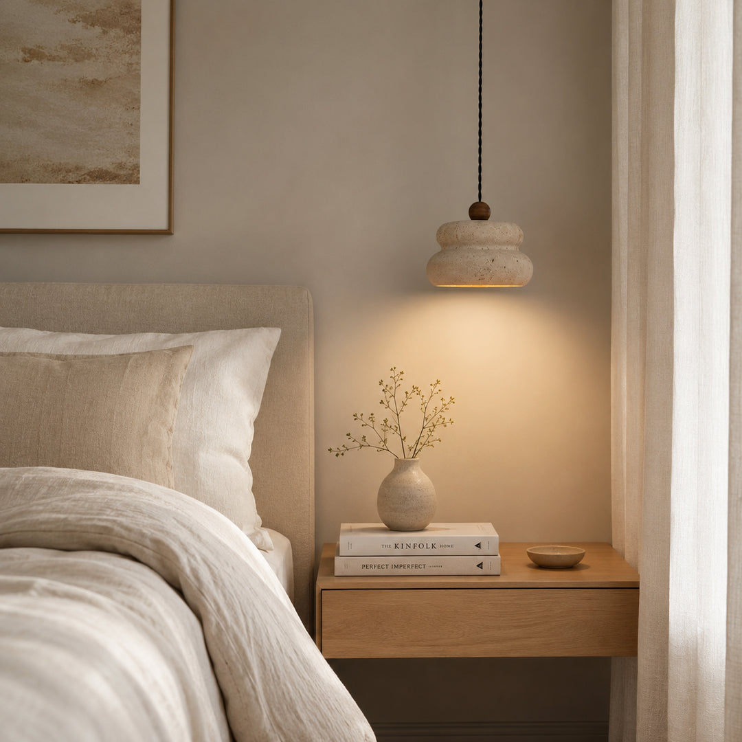 Nerivaro Travertine Pendant Light 9