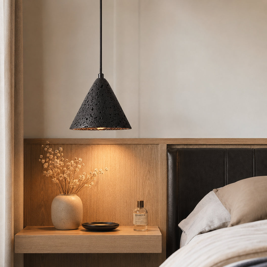 Nolvaren Travertine Cone Pendant Light 2